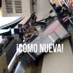 Tejedora textil renovada y lista para tejer